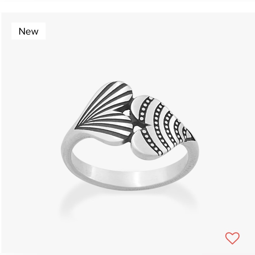 James avery new better together hearts ring
